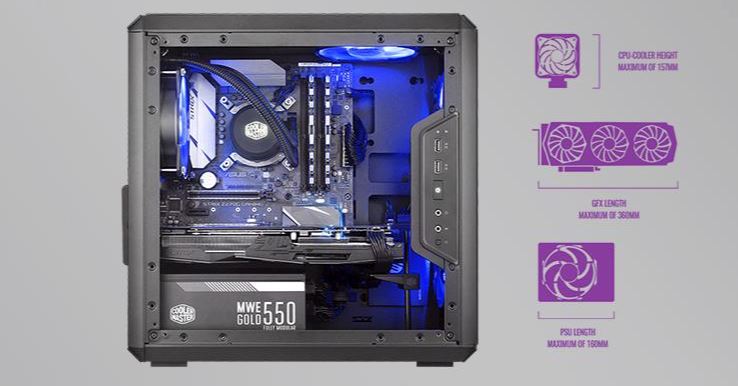 PC Gamer CoolerMaster Masterbox Q300I